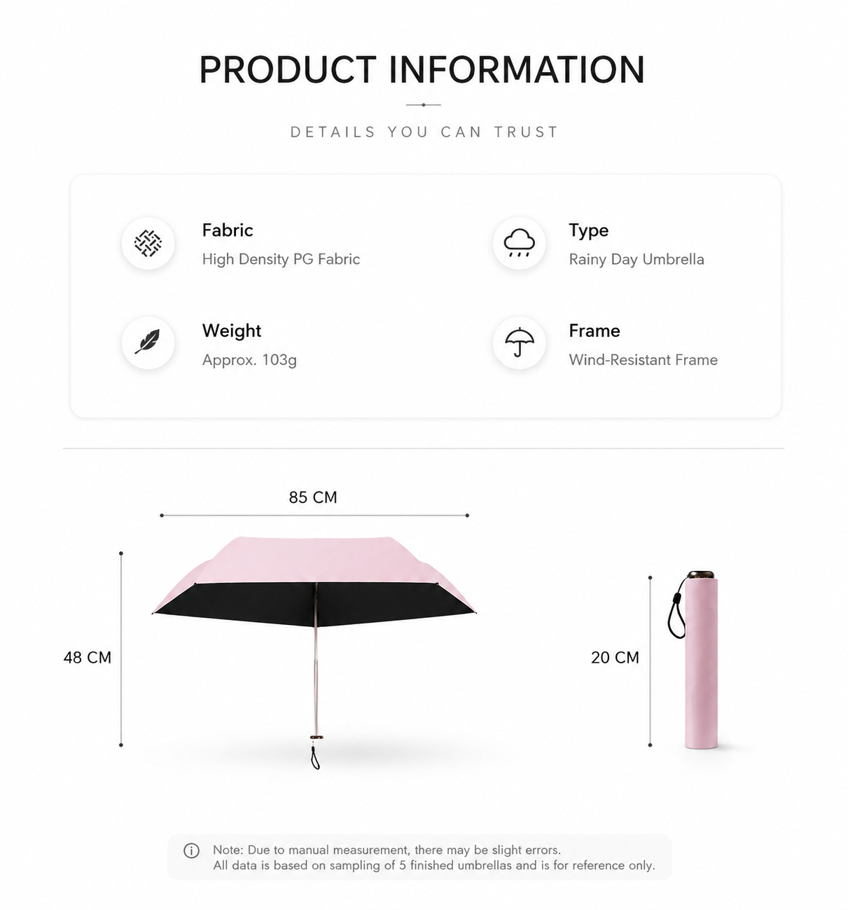AUGUST26 SET 7 - Pocket UV umbrella