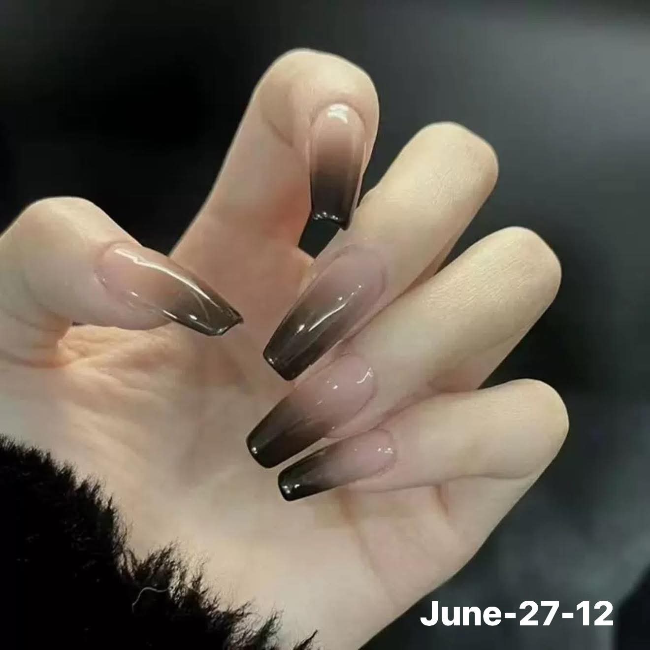 JUNE26 Set 27 - French Tip Nails
