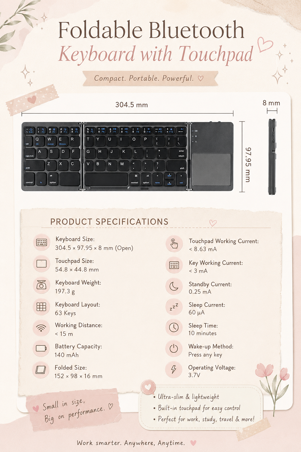 JULY26 Set 30- Foldable keyboard
