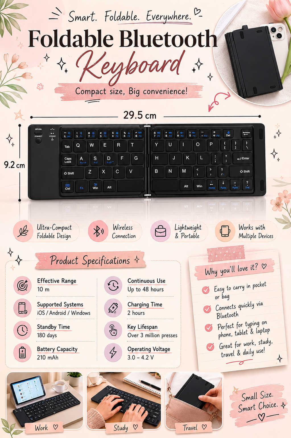 JULY26 Set 30- Foldable keyboard