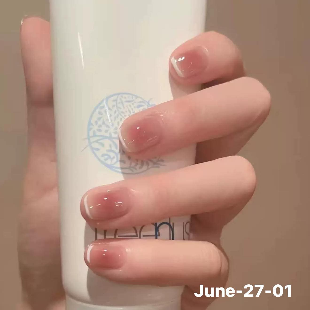 JUNE26 Set 27 - French Tip Nails