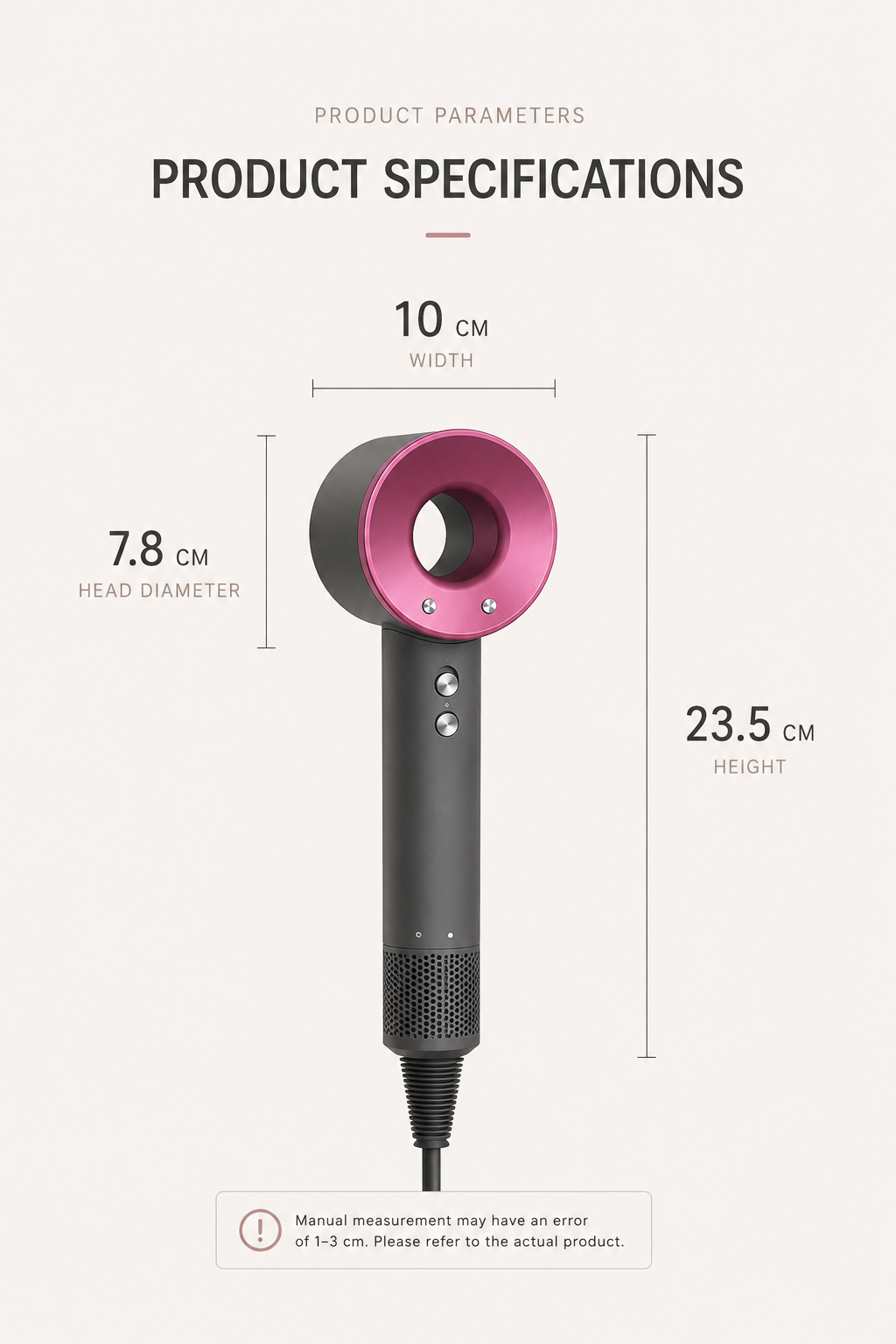 JULY26 Set 28 - Brushless hair dryer