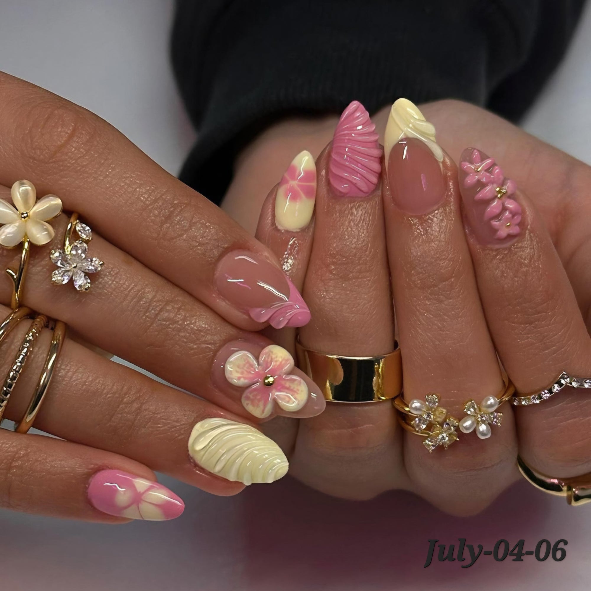 JULY26 Set 04- 3D Fake Nails