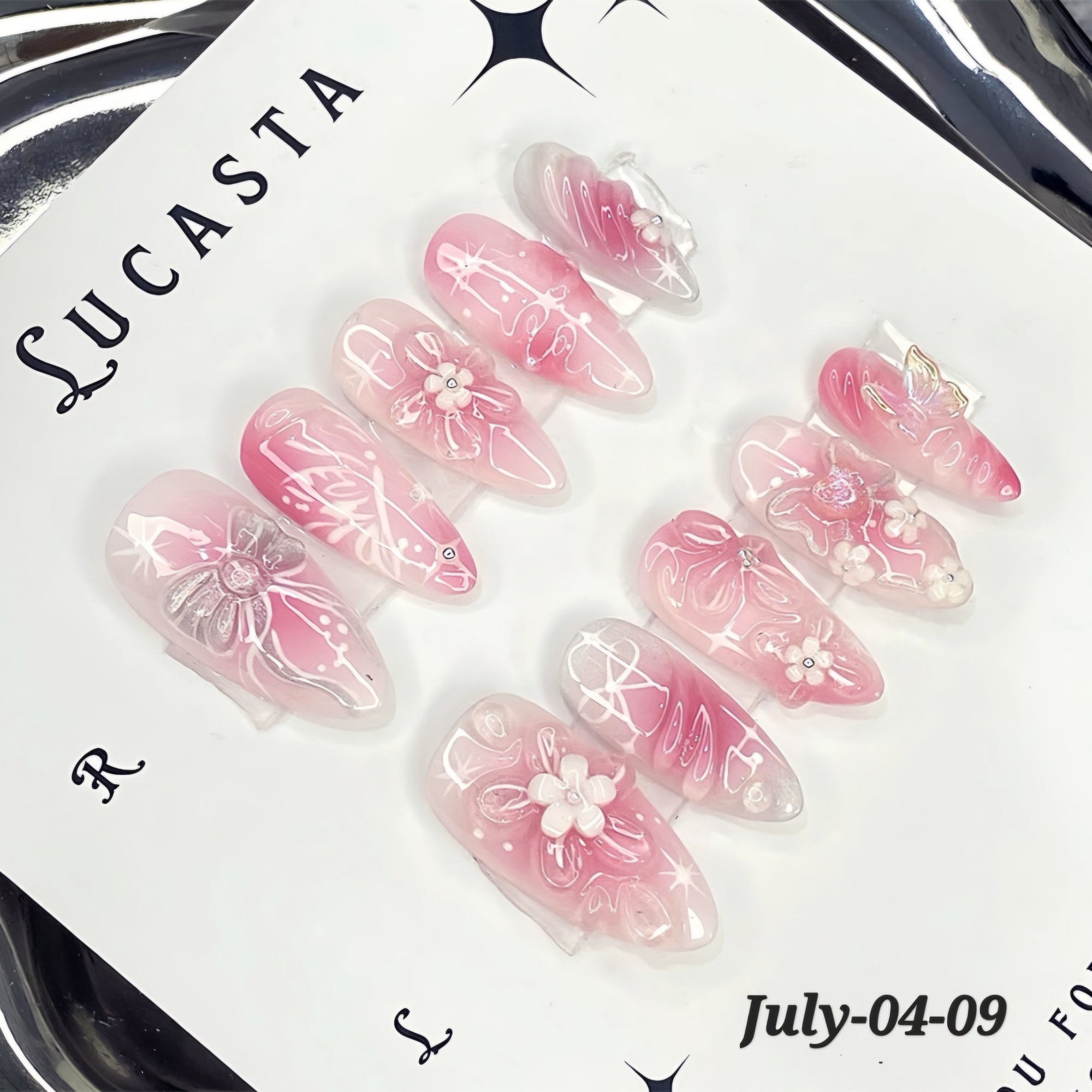 JULY26 Set 04- 3D Fake Nails