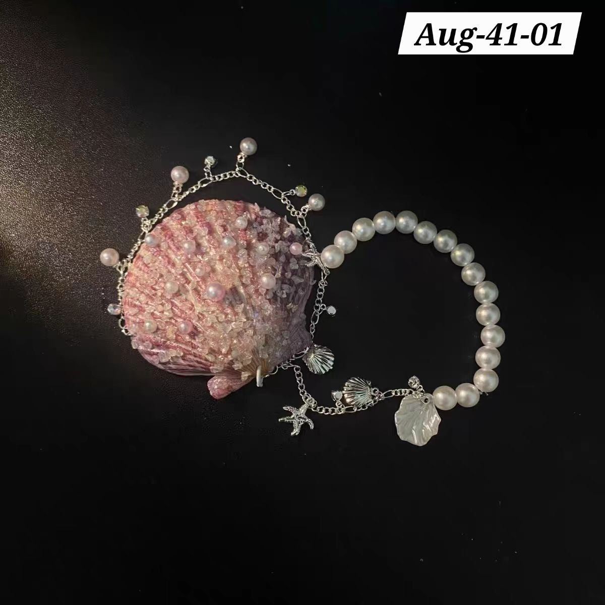 AUGUST26 SET 41 - Seashell keychain
