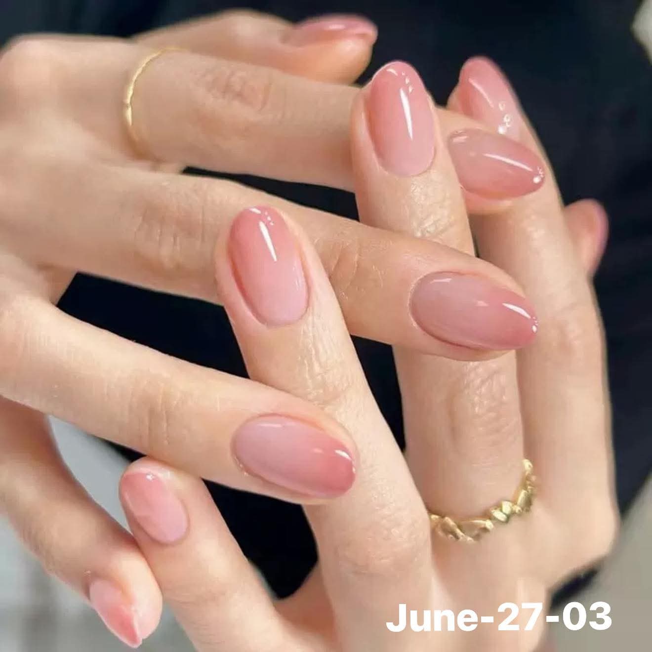 JUNE26 Set 27 - French Tip Nails