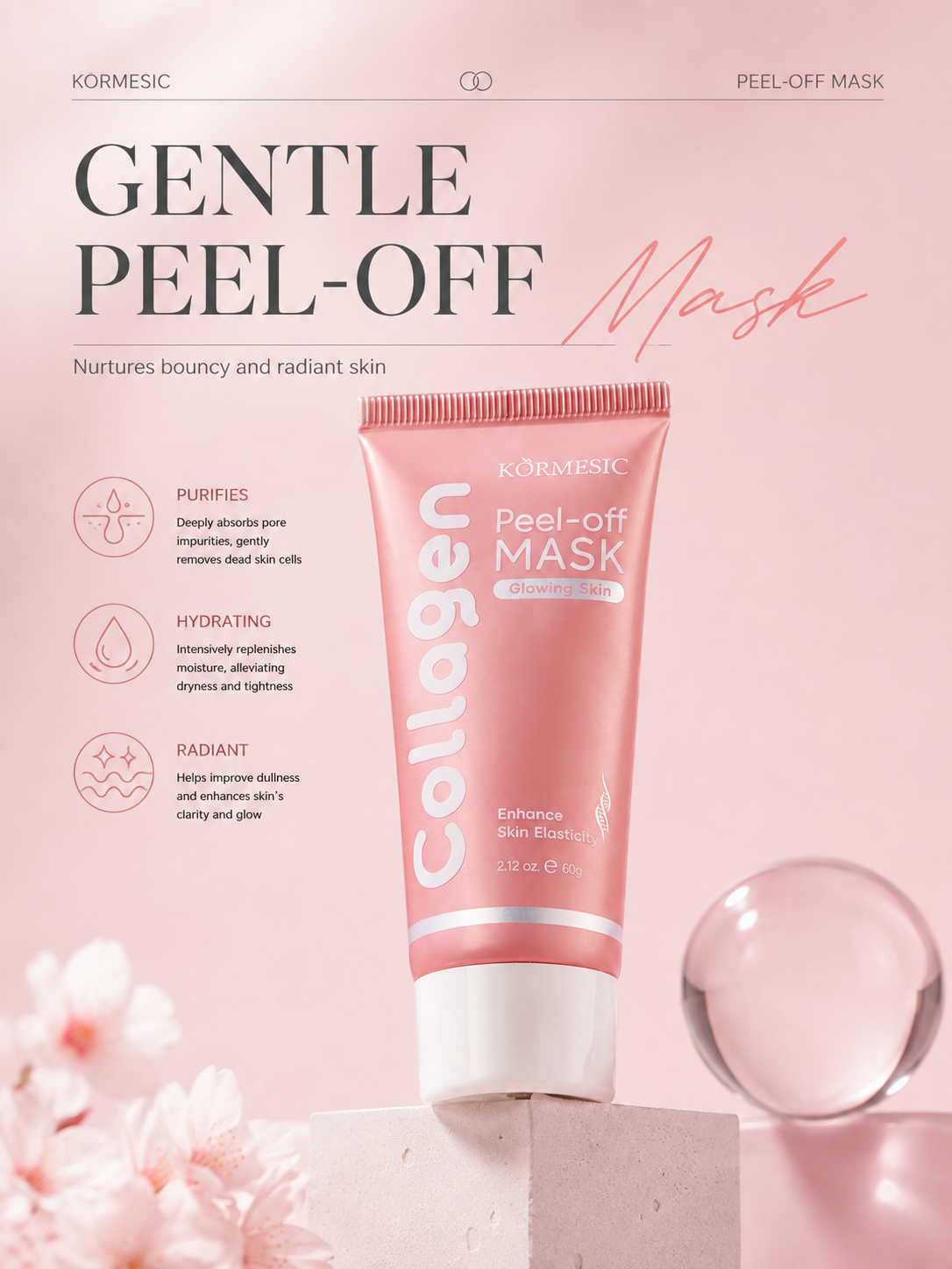 SEPTEMBER26 SET 26 -PEEL OFF COLLAGEN MASK