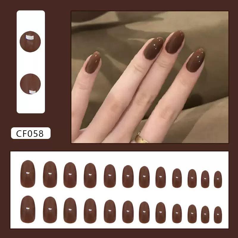 JUNE26 Set 27 - French Tip Nails