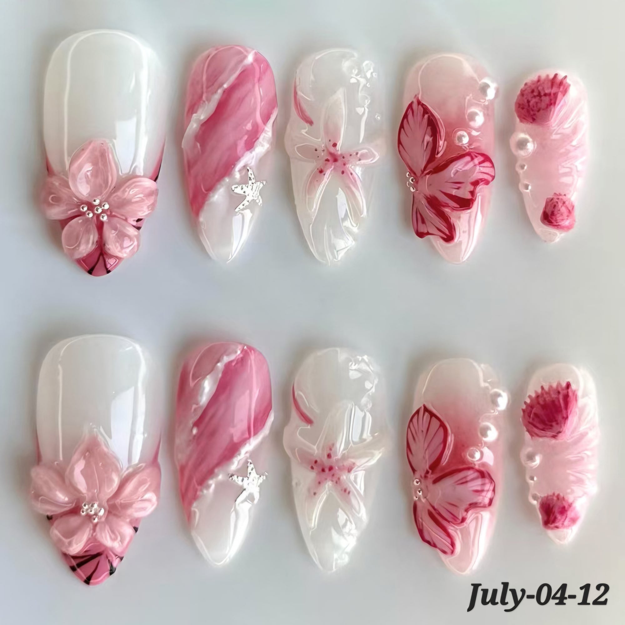 JULY26 Set 04- 3D Fake Nails