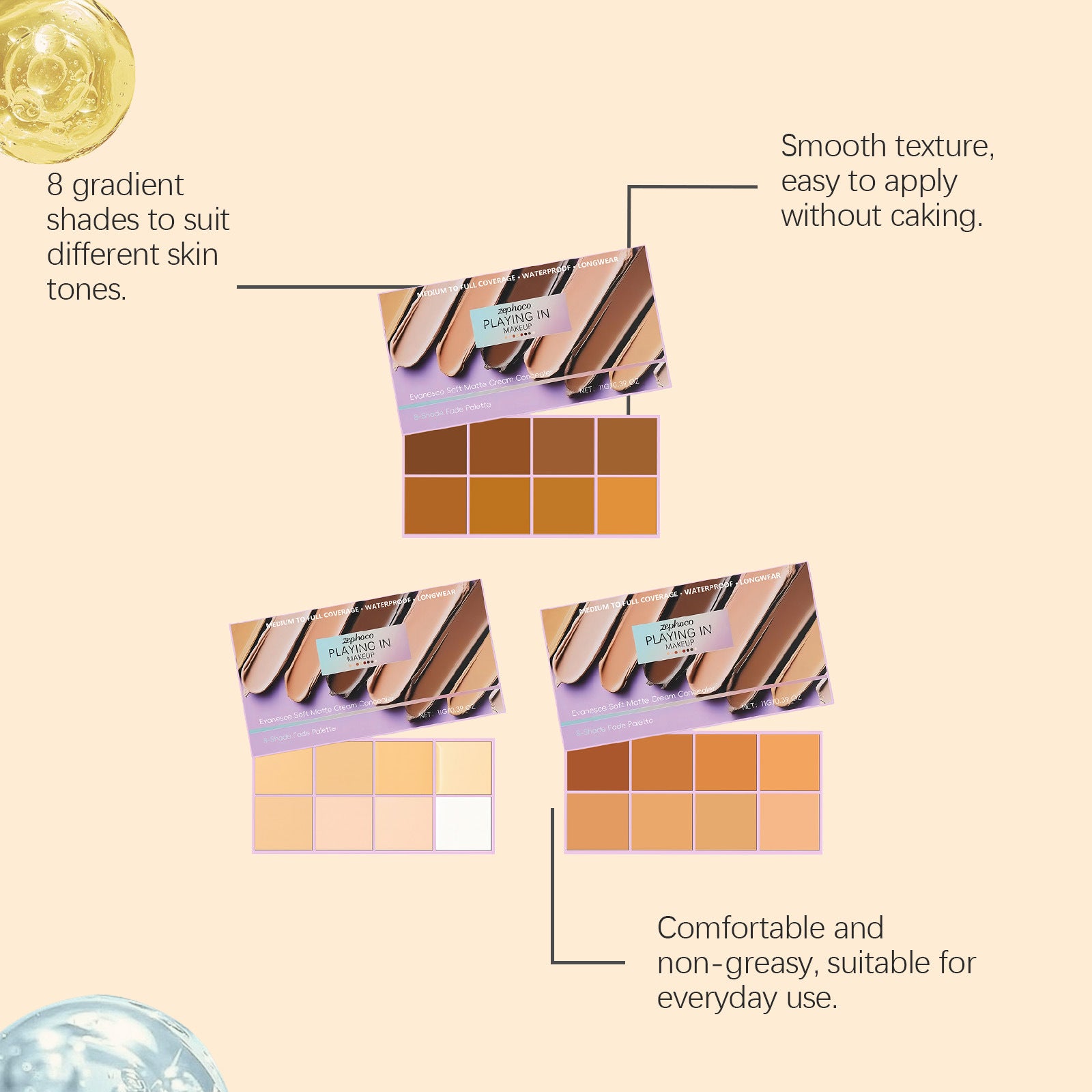 April26 Set 23 - Color correcting
concealer palette