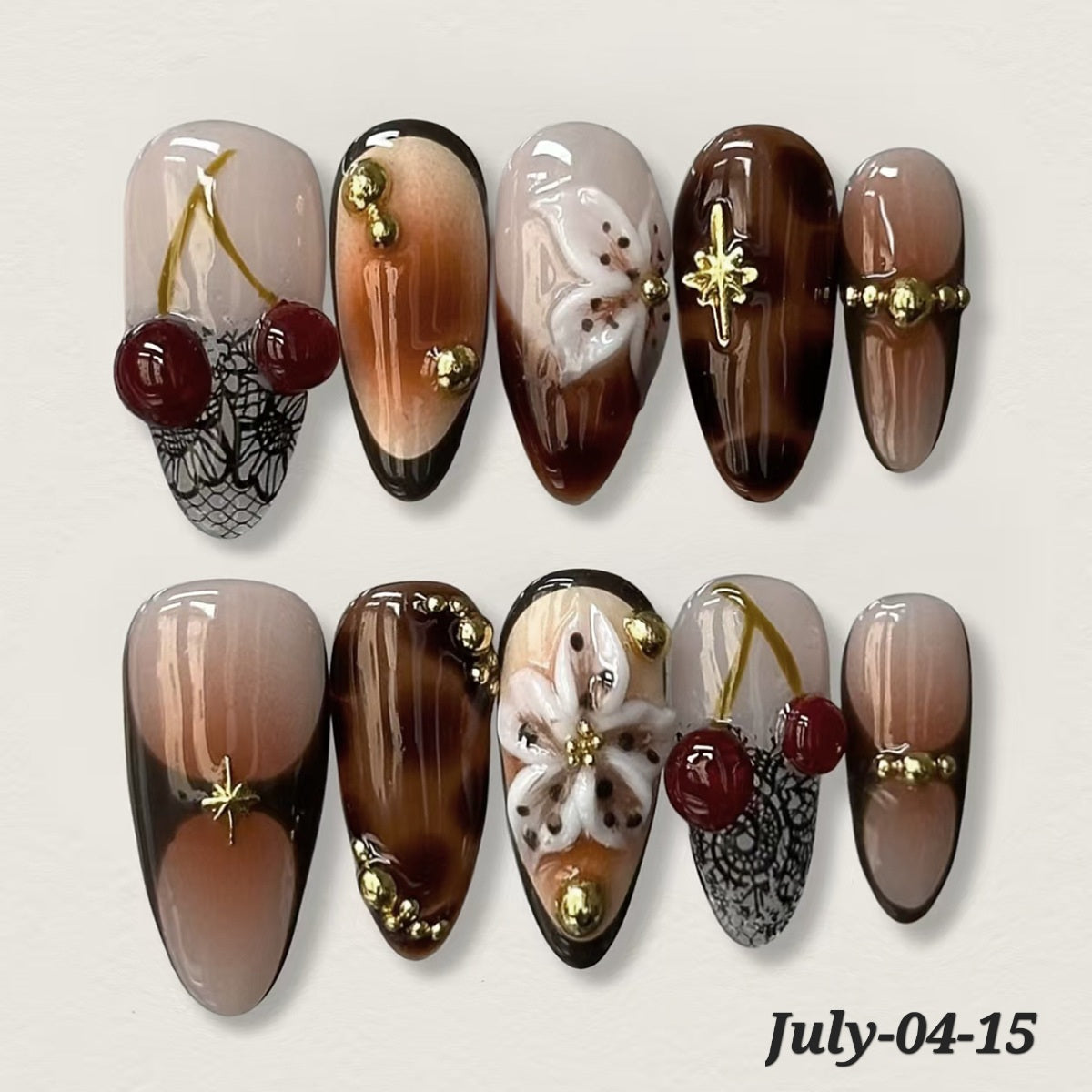 JULY26 Set 04- 3D Fake Nails