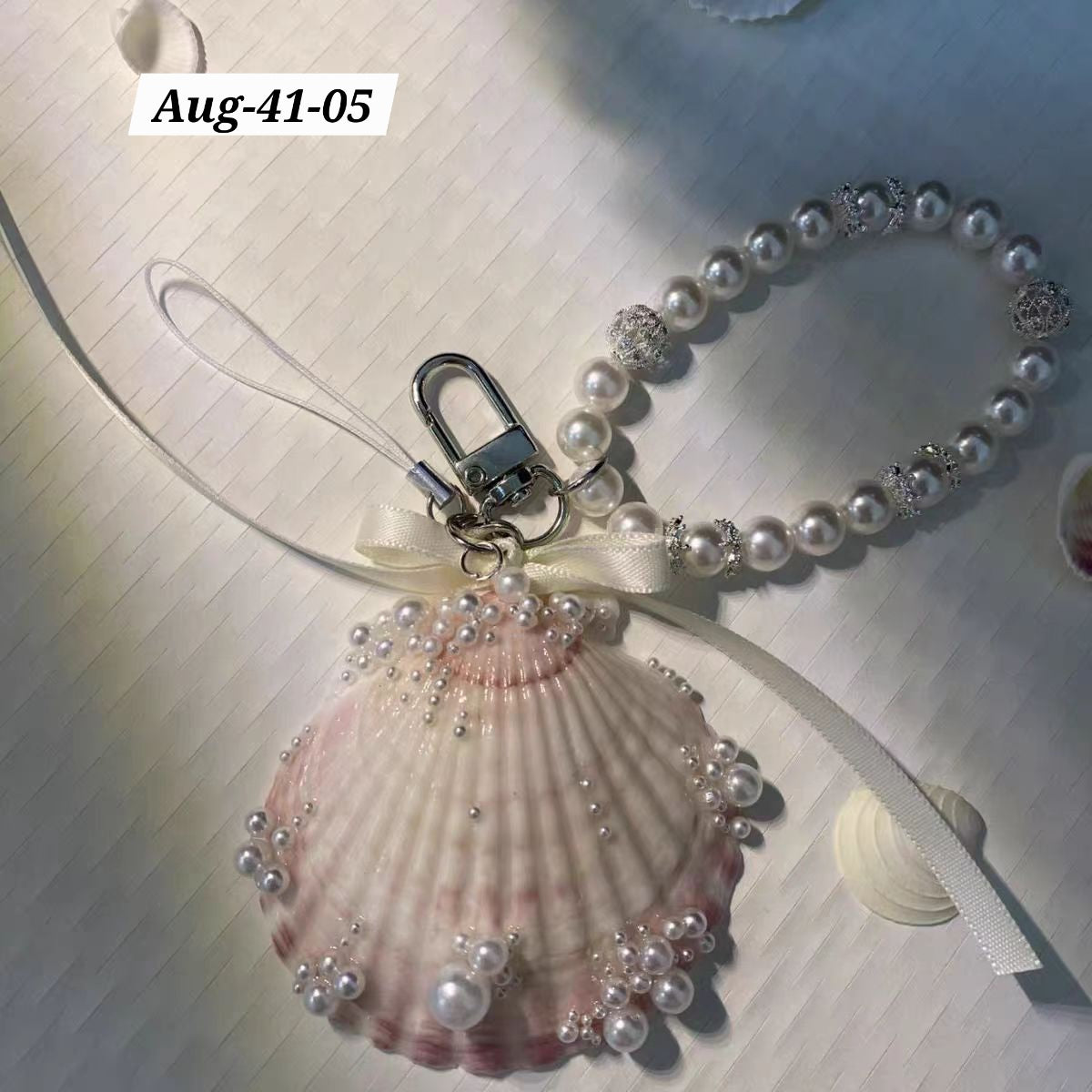 AUGUST26 SET 41 - Seashell keychain