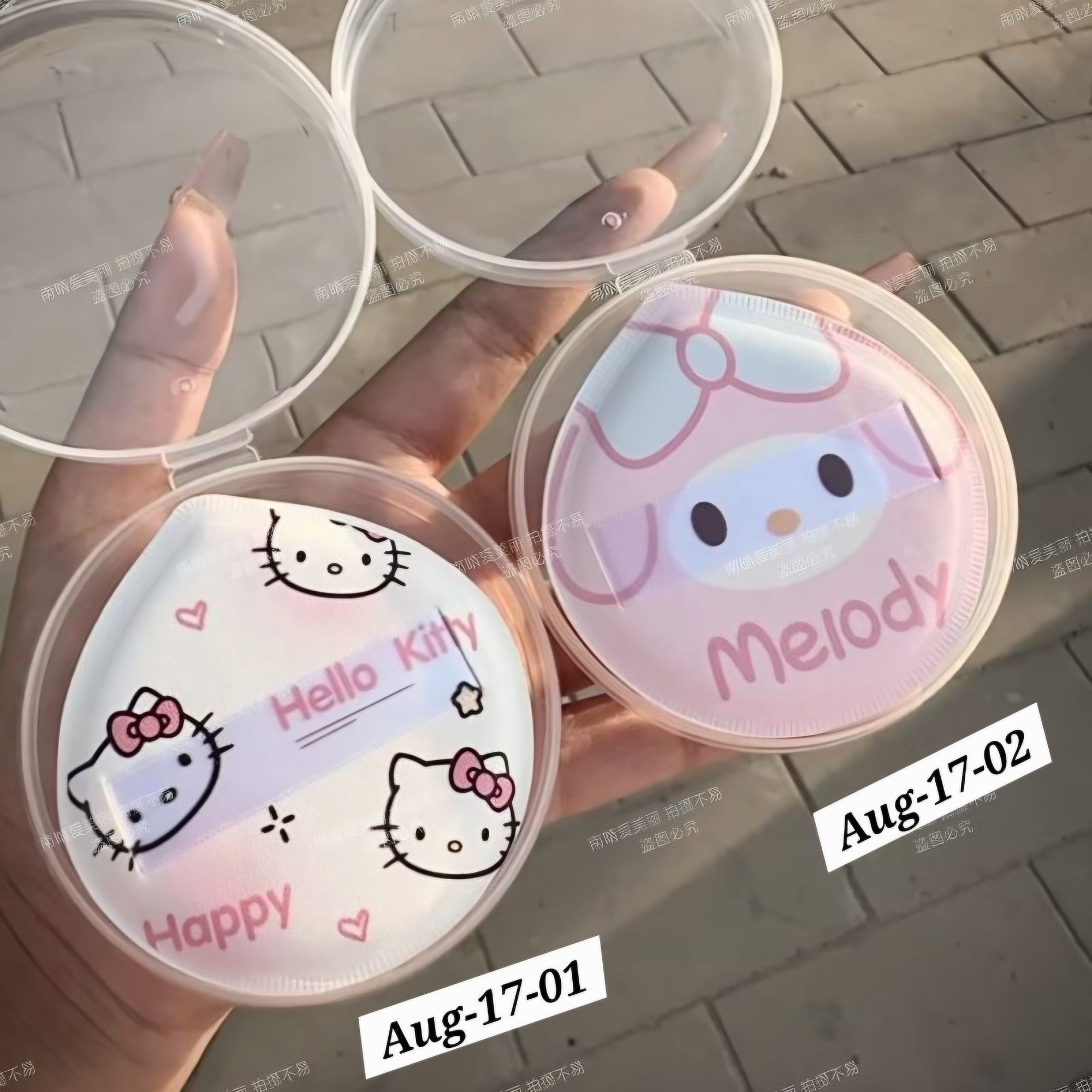 AUGUST26 SET 17 -Thick Makeup puffs (no box)
