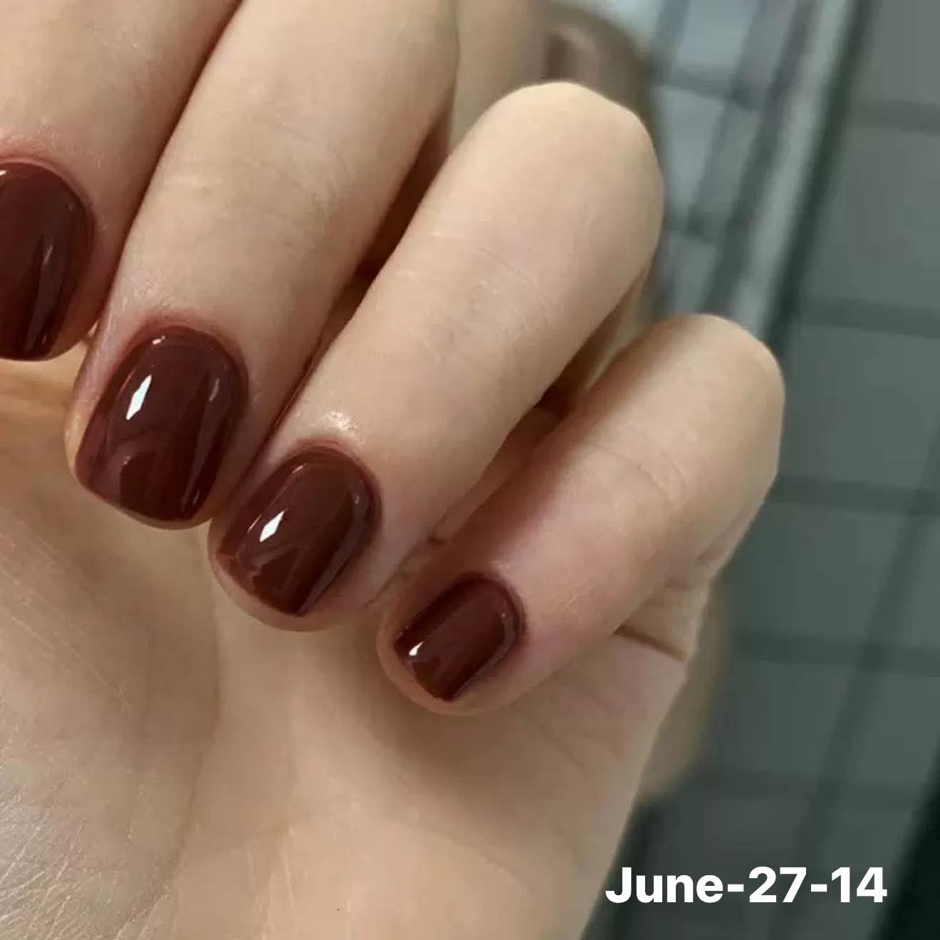 JUNE26 Set 27 - French Tip Nails